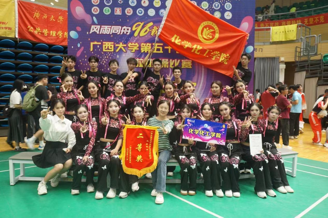 bwin必赢官网在第五十四届运动会啦啦操比赛中荣获二等奖