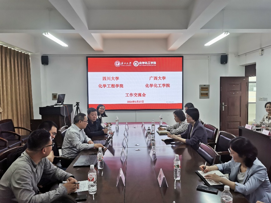 四川大学化学工程学院到bwin必赢官网考察调研