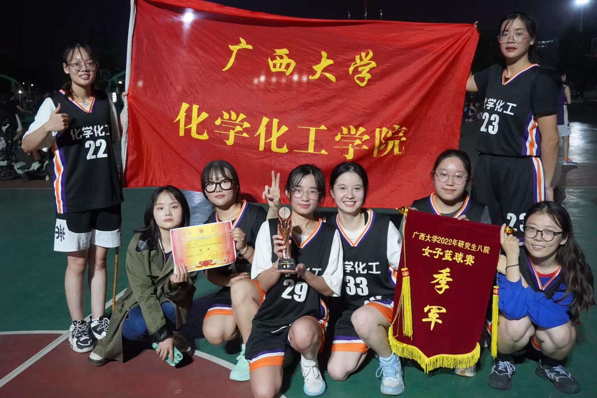 bwin必赢官网女子篮球队勇夺校赛季军